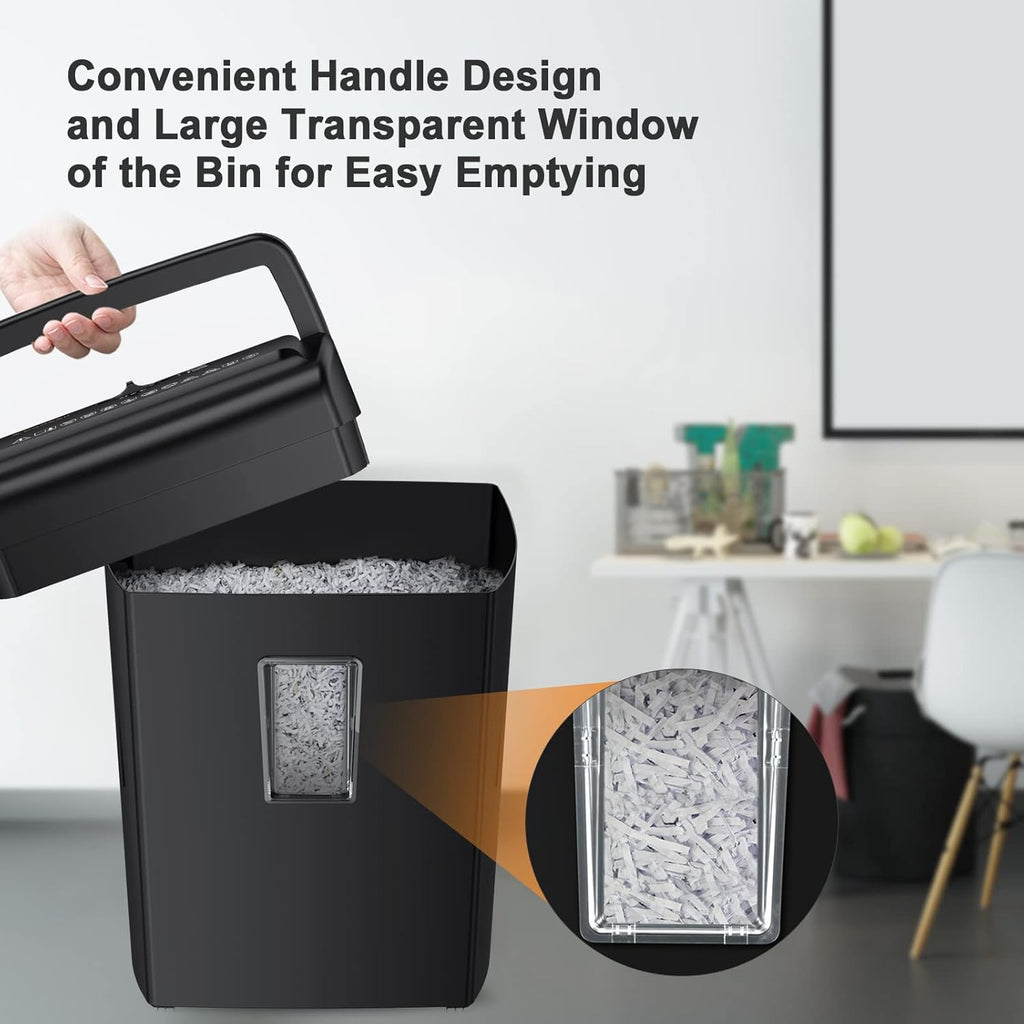 10-Sheet Cross-Cut Paper Shredder with 5.5 Gallons Basket J949768