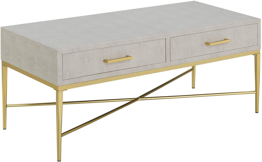 White Coffee Table D906949