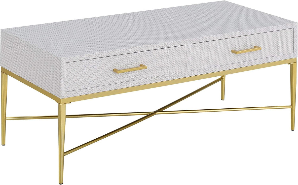 White Coffee Table D906949