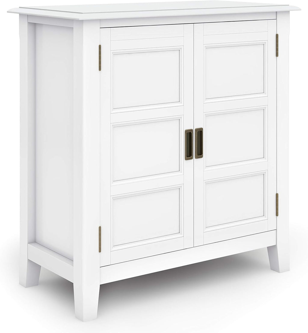 30 inch Wide Mahogany Brown Wood Storage Cabinet with 2 Doors I28507