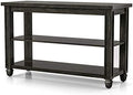 Antique Black Wood Sofa Table W99899
