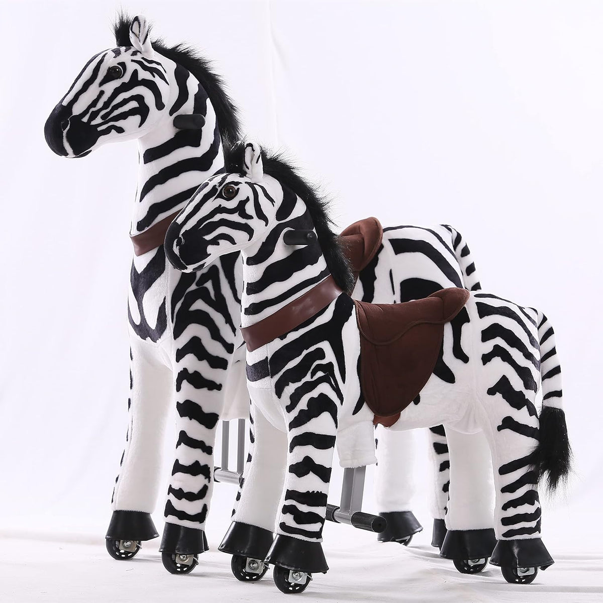 Kids Ride on Zebra Plush Riding Toy F995494