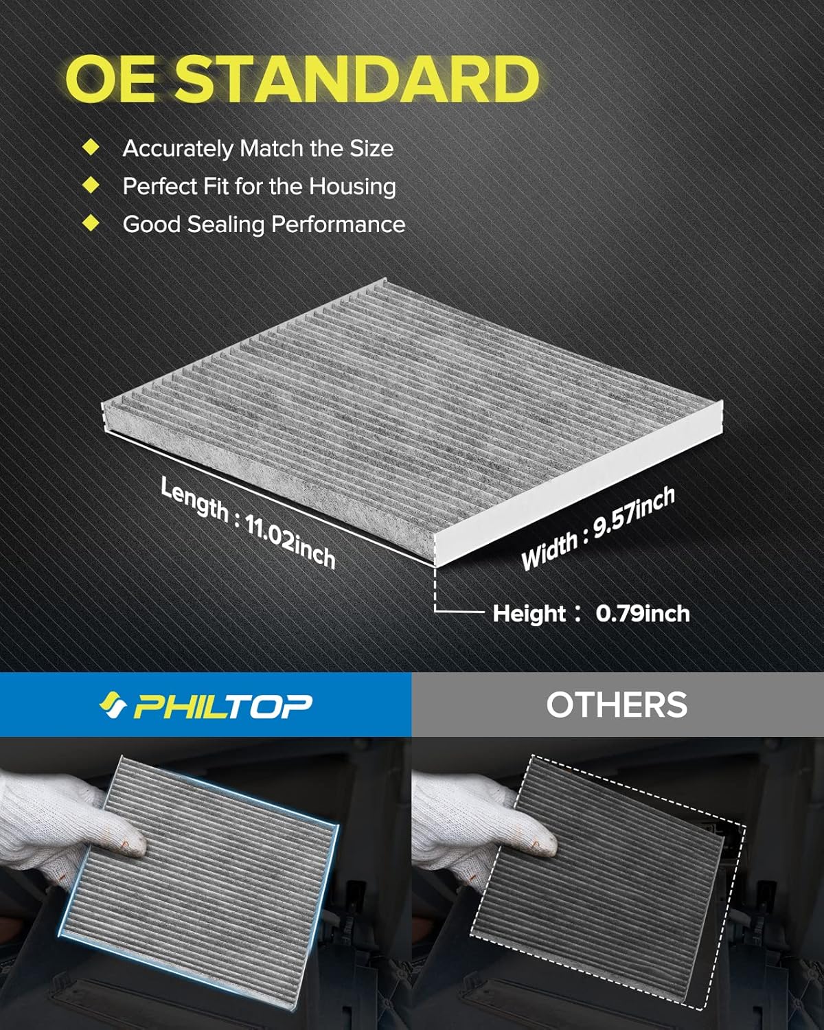 Cabin Air Filter with Activated Carbon X6277