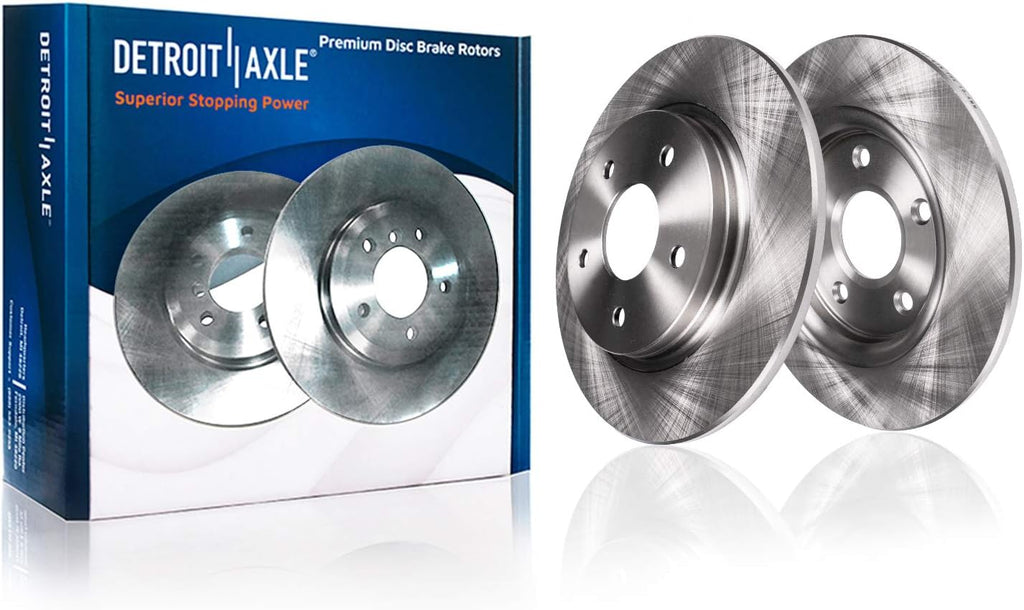 Front and Rear Disc Brake Rotors 4pc Set O534