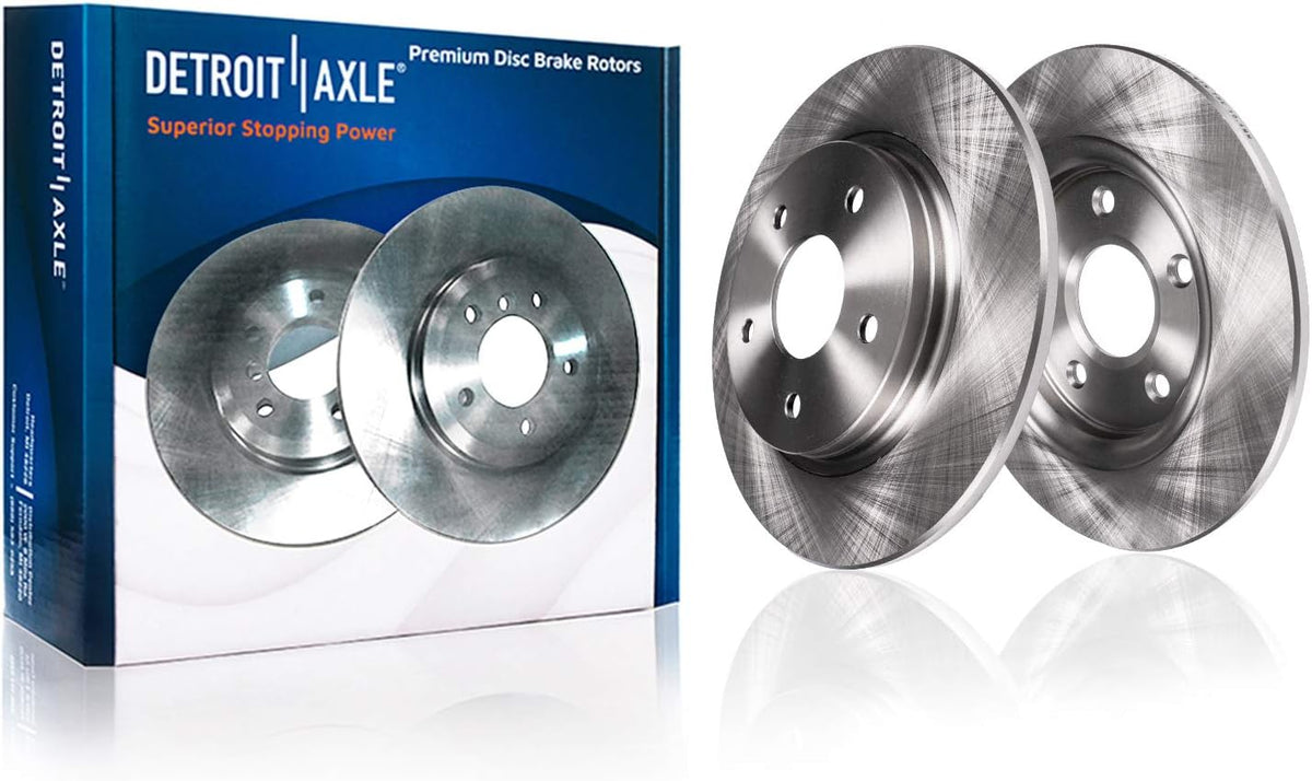 Front and Rear Disc Brake Rotors 4pc Set O534