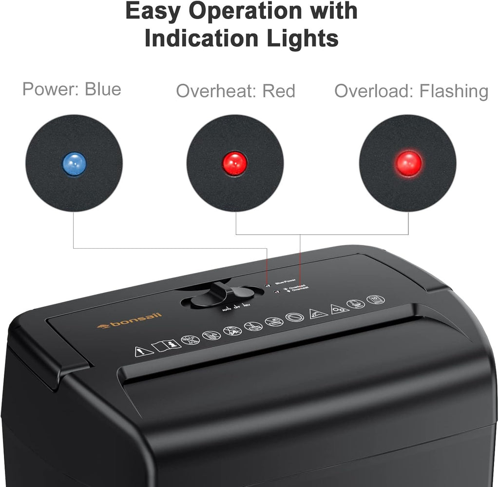 10-Sheet Cross-Cut Paper Shredder with 5.5 Gallons Basket J949768