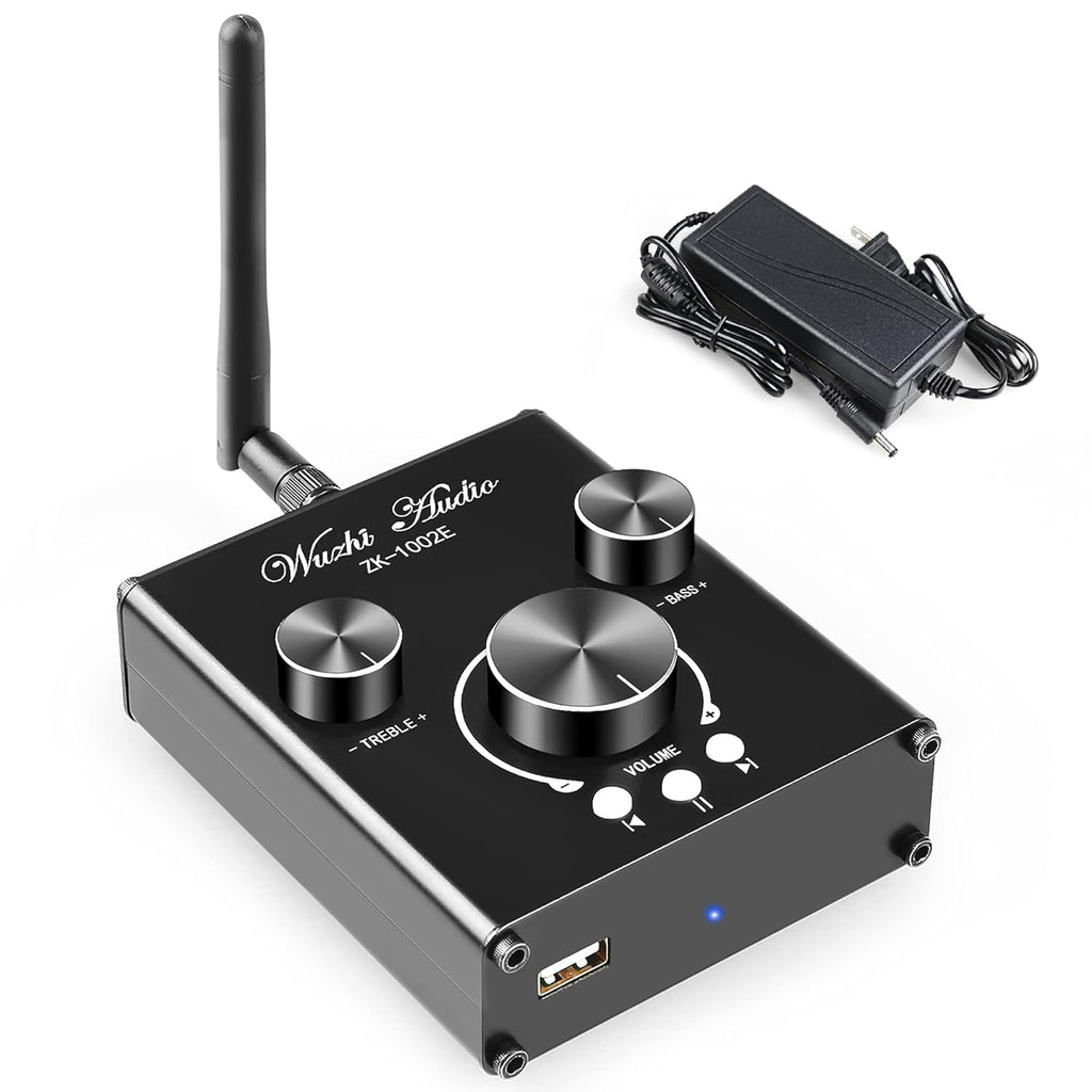 100W+100W Stereo Audio Amplifier with Bluetooth and AUX Inputs E8510