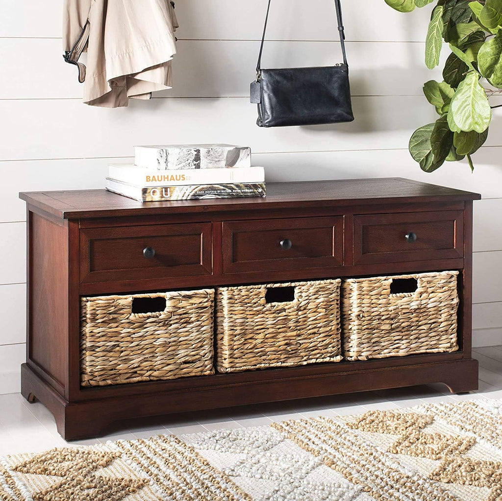 Red 3-Drawer Storage Unit H955
