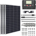 400 Watt 12 Volt Monocrystalline Solar Panel Kit with 30A PWM Charge Controller D782659