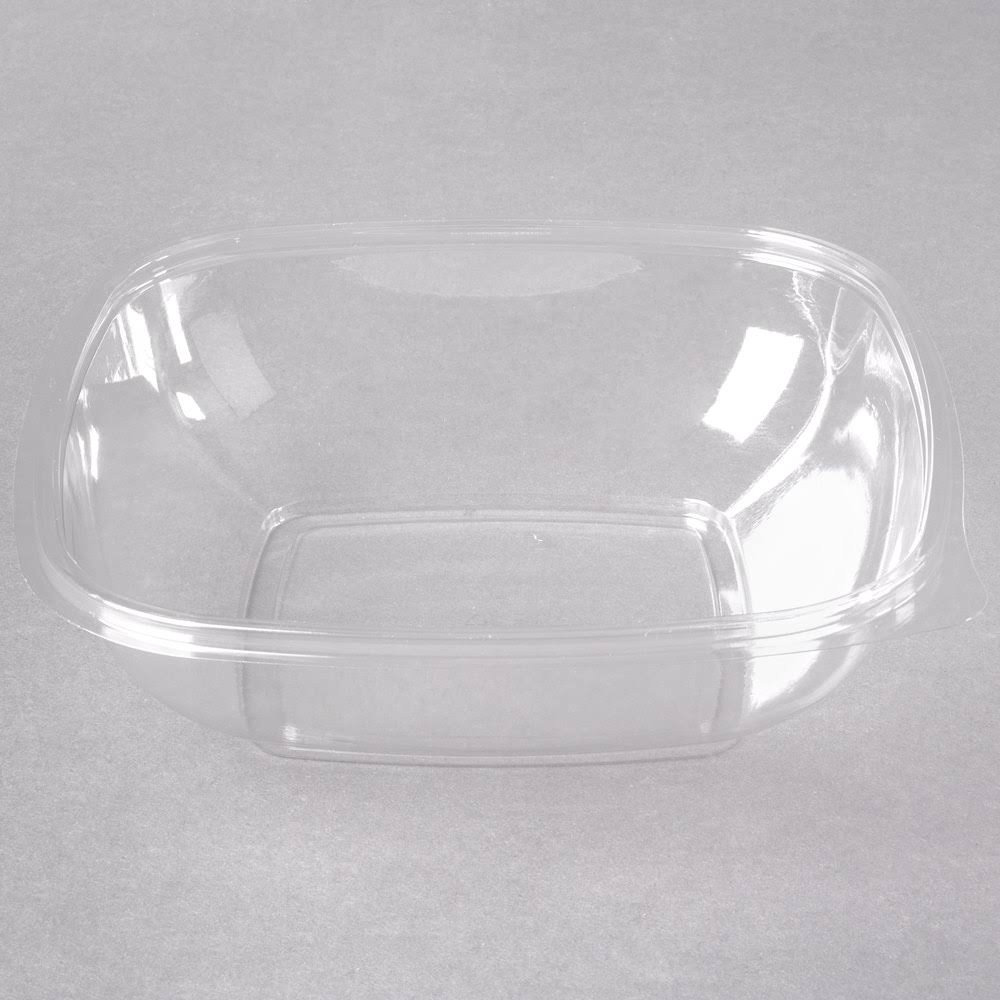 Clear 32 oz Plastic Square Bowl M973