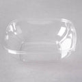 Clear 32 oz Plastic Square Bowl M973