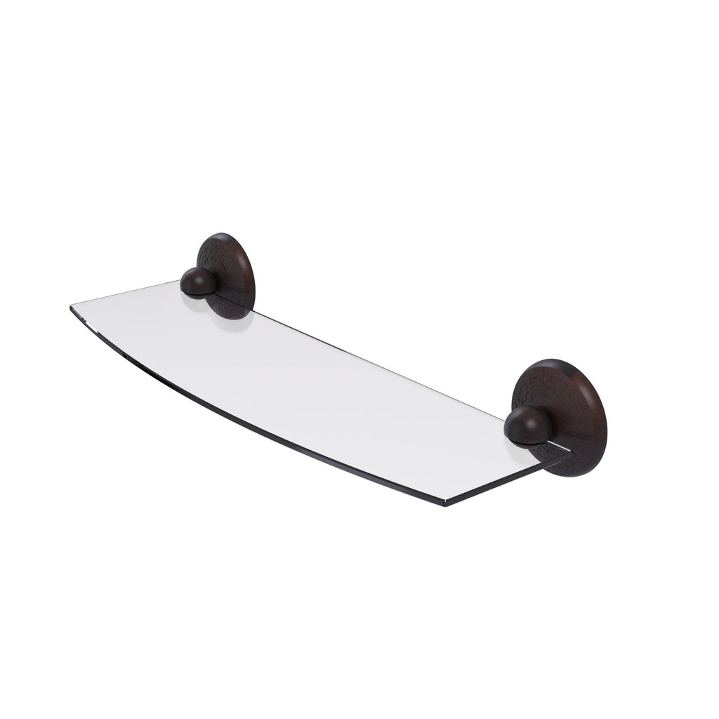 24 inch Glass Shelf Matte Black D804
