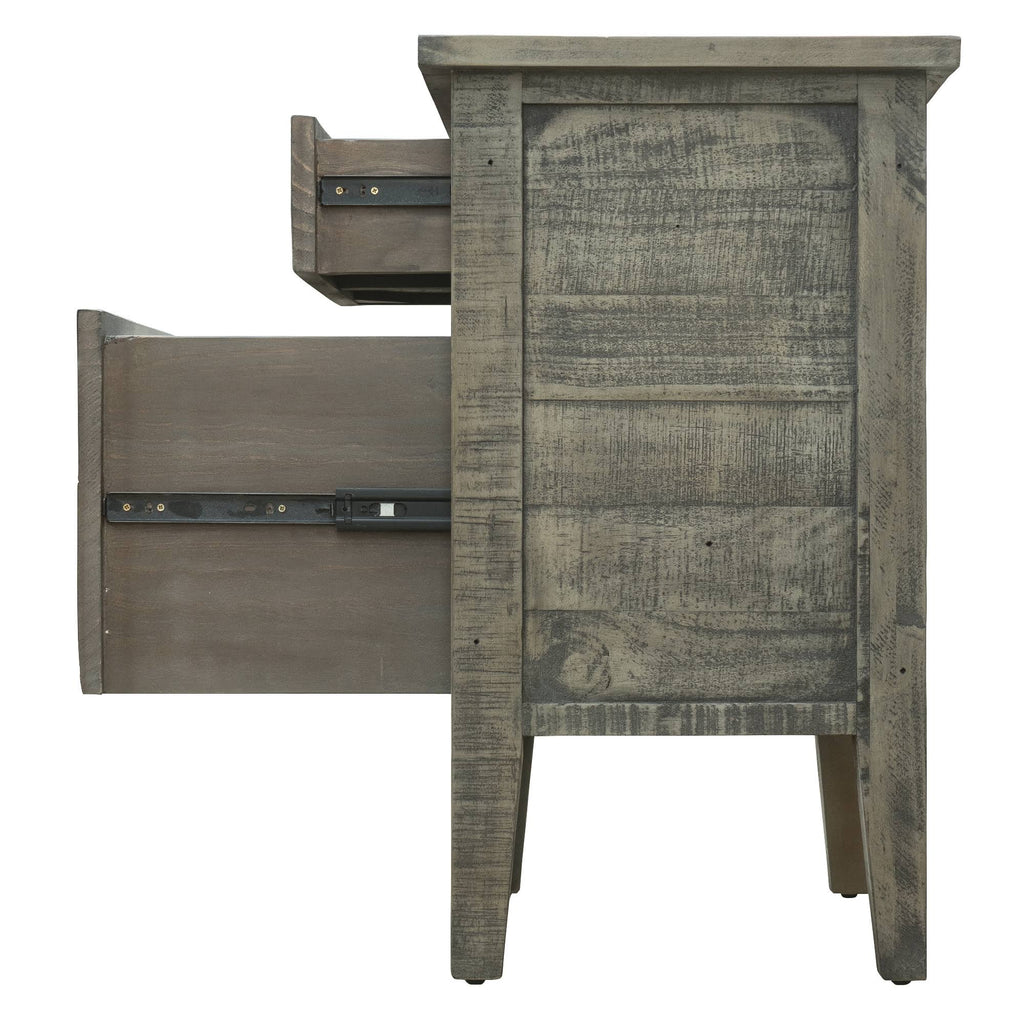 Reclaimed Wood Filing Cabinet with Two Drawers S916735