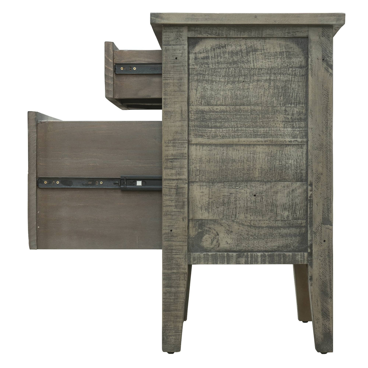 Reclaimed Wood Filing Cabinet with Two Drawers S916735
