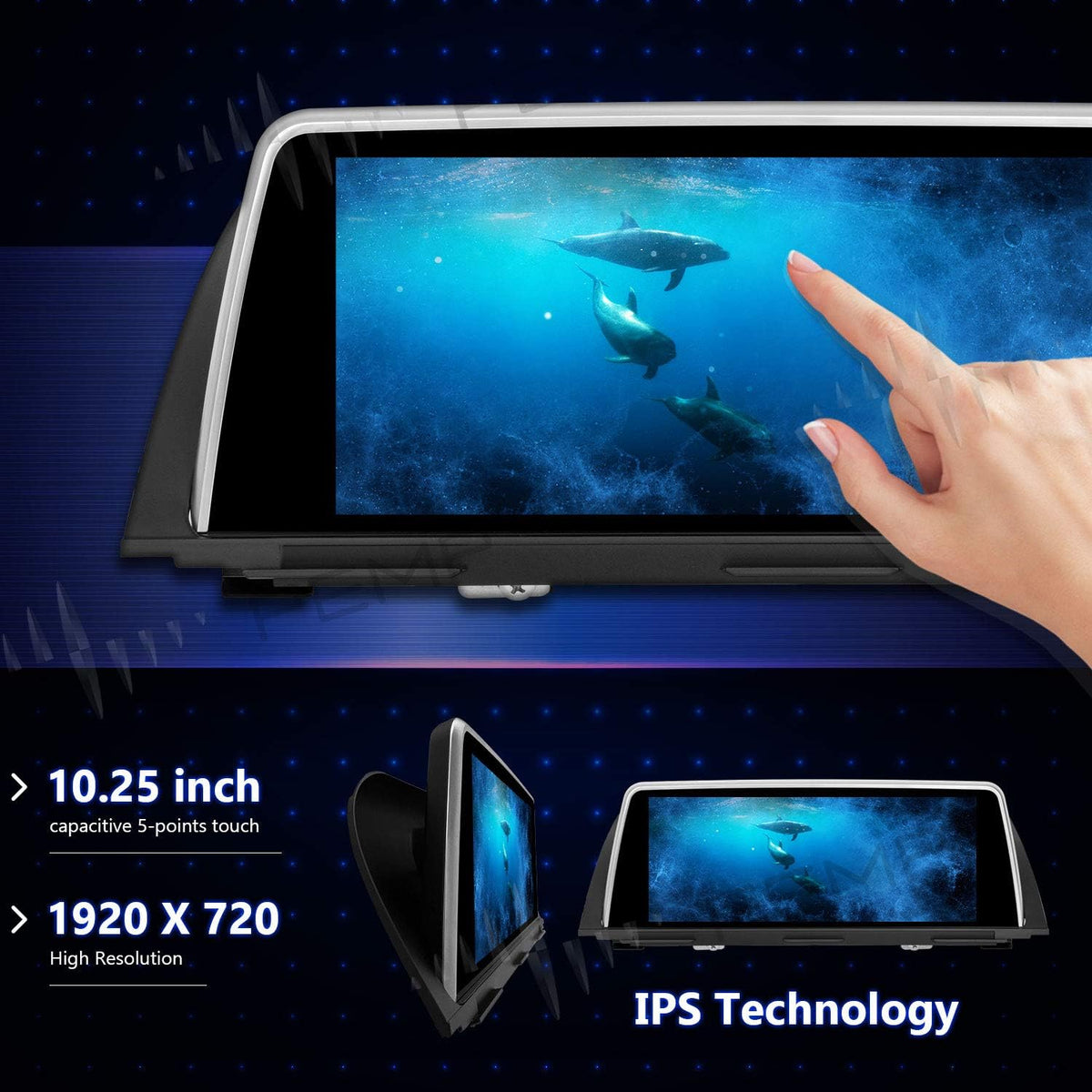 Android 10 10.25 inch IPS Touch Screen Monitor V71897