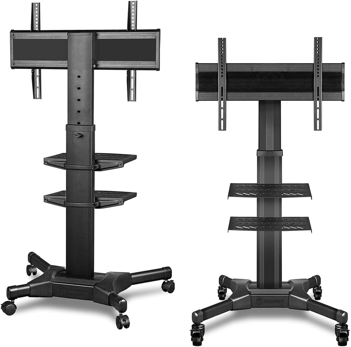 Mobile TV Stand with Wheels for 32” – 55” Flat Screen TVs U763