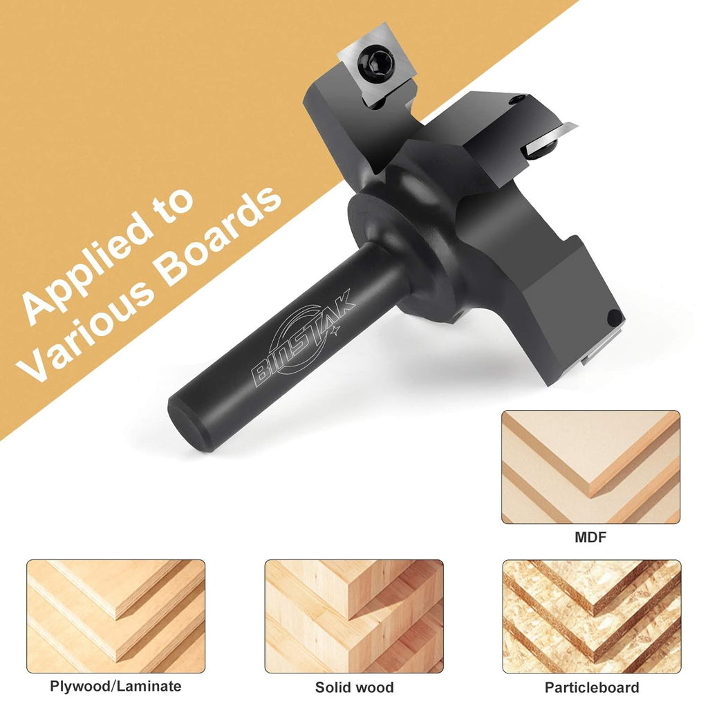 1/2 Shank 3 Cutting Diameter Carbide Insert Router Bit S13454