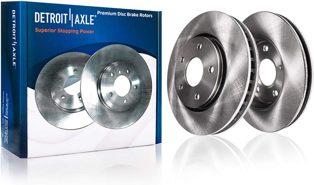 Front and Rear Disc Brake Rotors 4pc Set O534