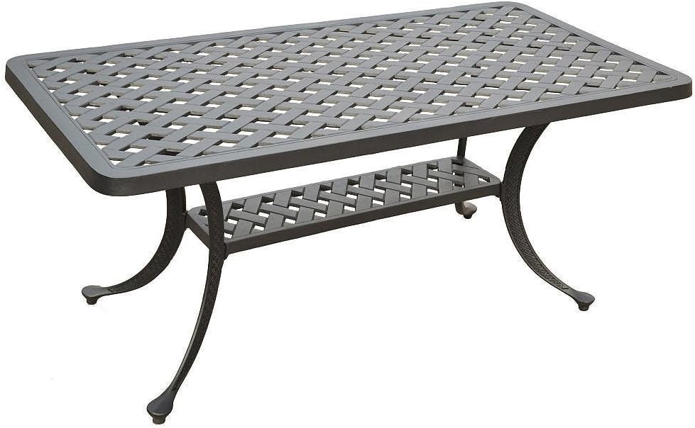 Rectangle Cast Aluminum Patio Coffee Table R2998