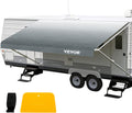 15 FT Gray Fade Vinyl RV Awning Replacement Fabric I701