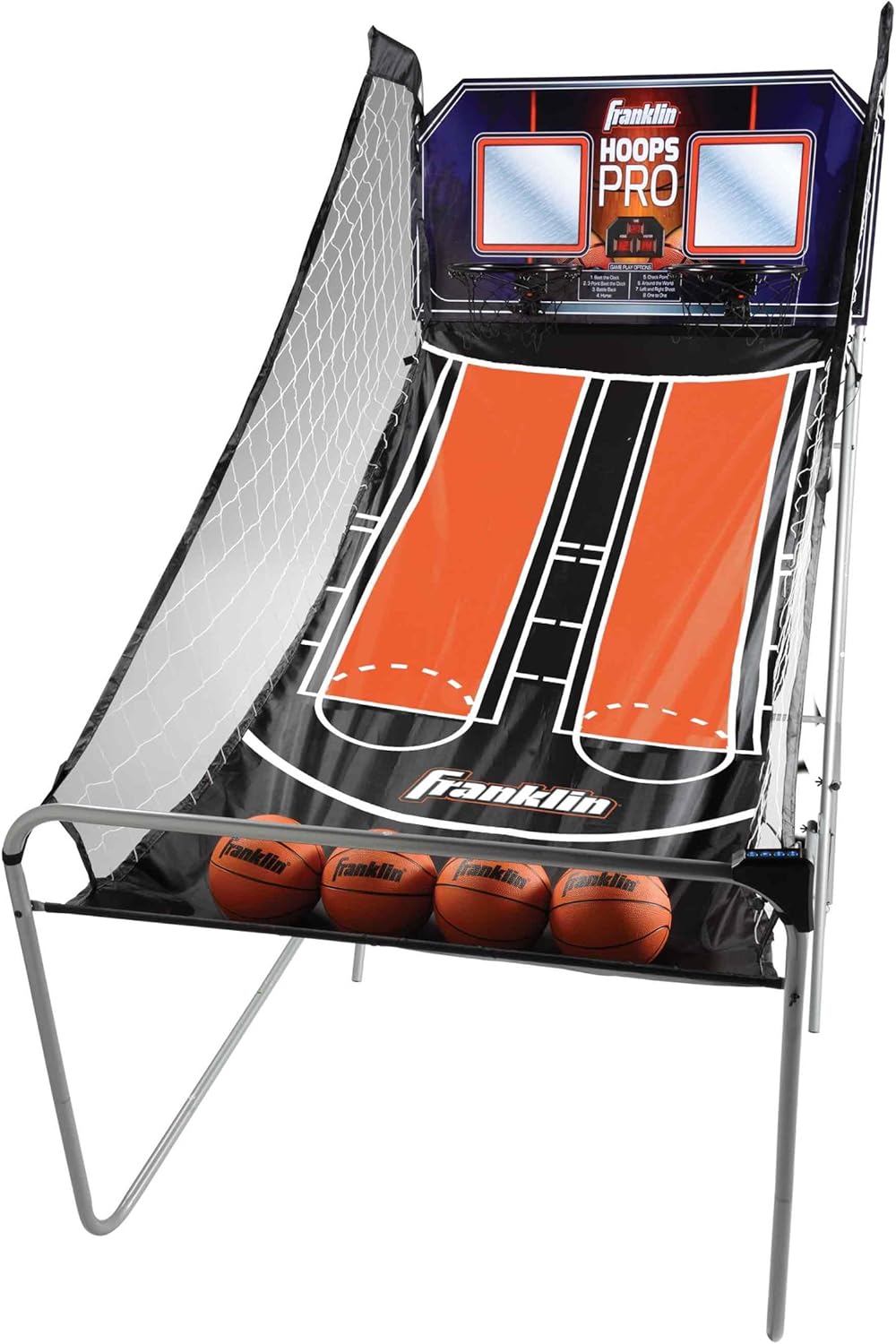 Arcade Basketball Game with 4 Mini Basketballs B970