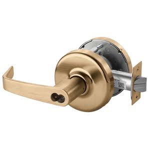 Cylindrical Lock Satin Bronze Clear Coated V1377