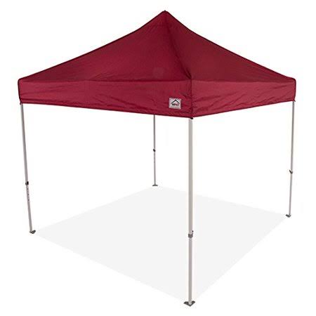 10x10 Pop Up Canopy Tent with Wheeled Roller Bag, White P78227