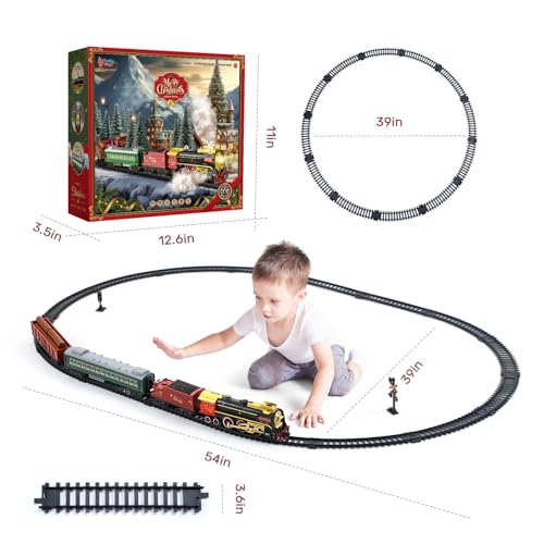 Electric Train Set with Smoke, Sound and Lights R574648