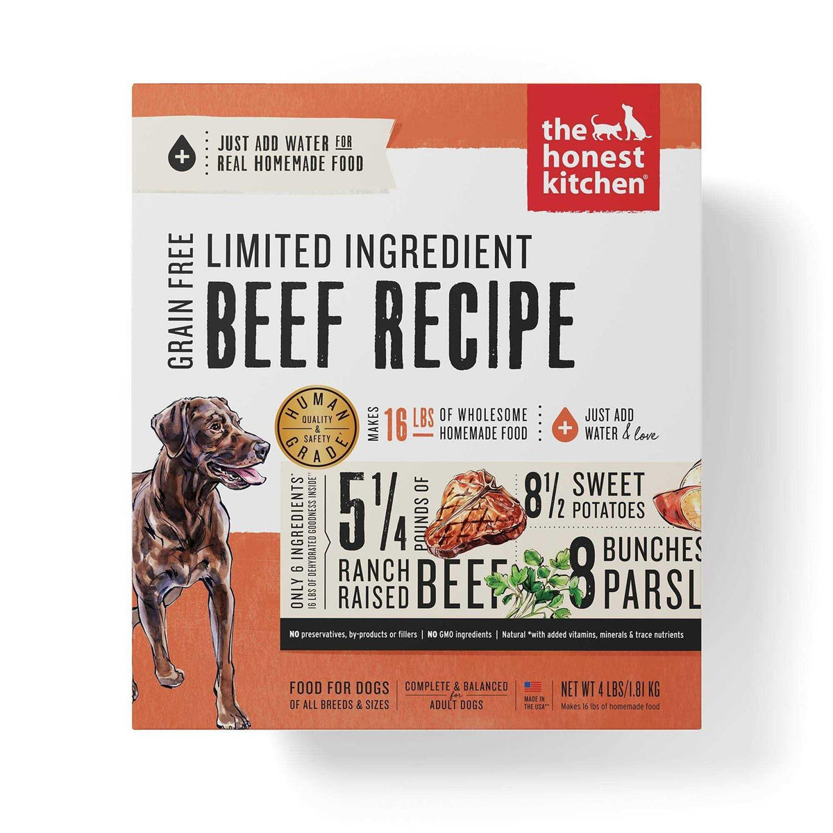 Dehydrated Grain Free Beef Dog Food S11493