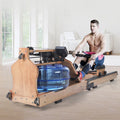 Water Rowing Machine with LED Display Foldable O4181