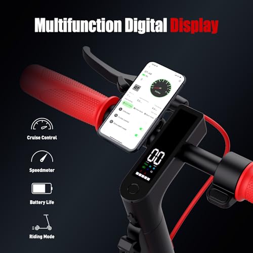 Electric Scooter with Seat and 3L Bag, 20 Miles Range, 450W Motor, 8.5" Pneumatic Tire W889