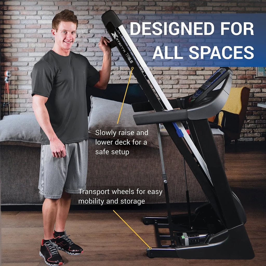 Folding Treadmill with Heart Rate Chest Strap R14343