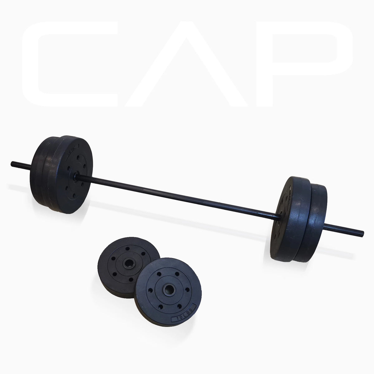 Adjustable Weight Bench with Rack and 90 lb. Weight Set N6876