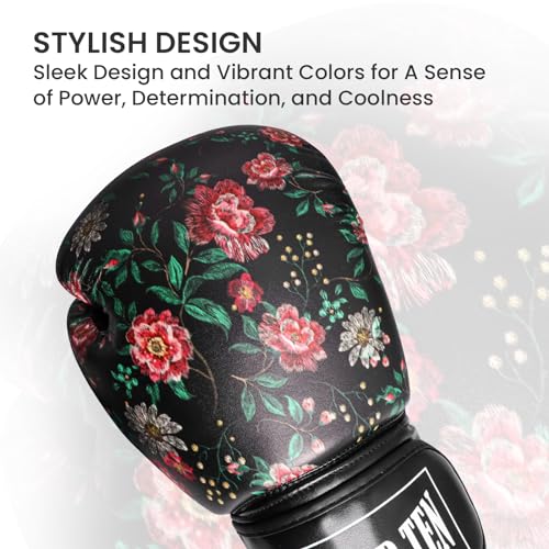 Black Leather Boxing Gloves C285