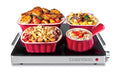 Compact Glasstop Warming Tray with Adjustable Temperature Control F180