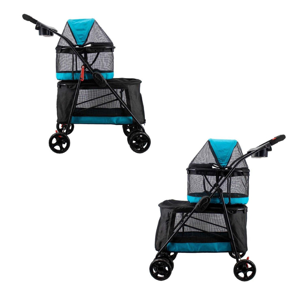 Double Decker Pet Stroller Q752