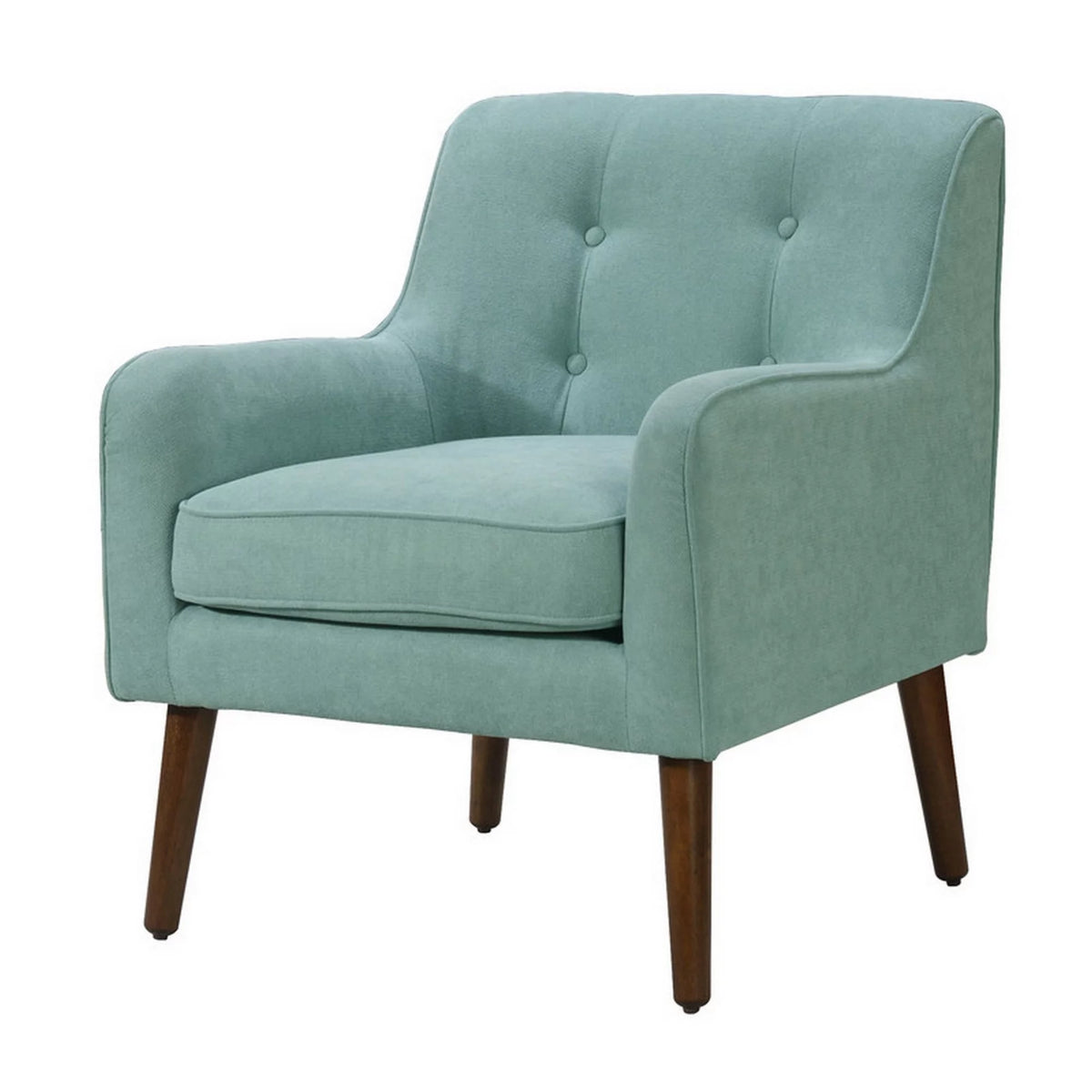 Teal Fabric Button Tufted Accent Chair H9769