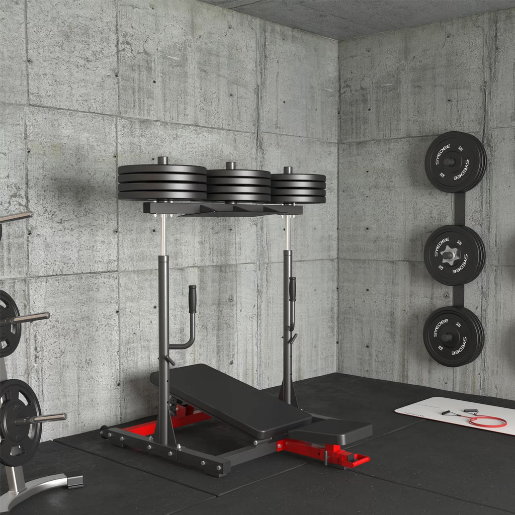 Vertical Leg Press Machine with Transport Wheels I155574