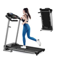 Folding 1.5HP Electric Treadmill Black Y905