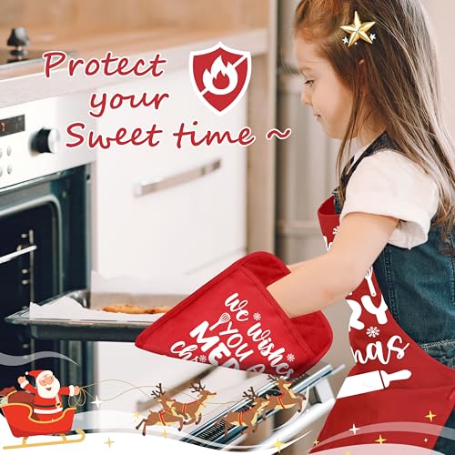 Christmas Gingerbread Tree Pot Holders and Oven Mitts P811