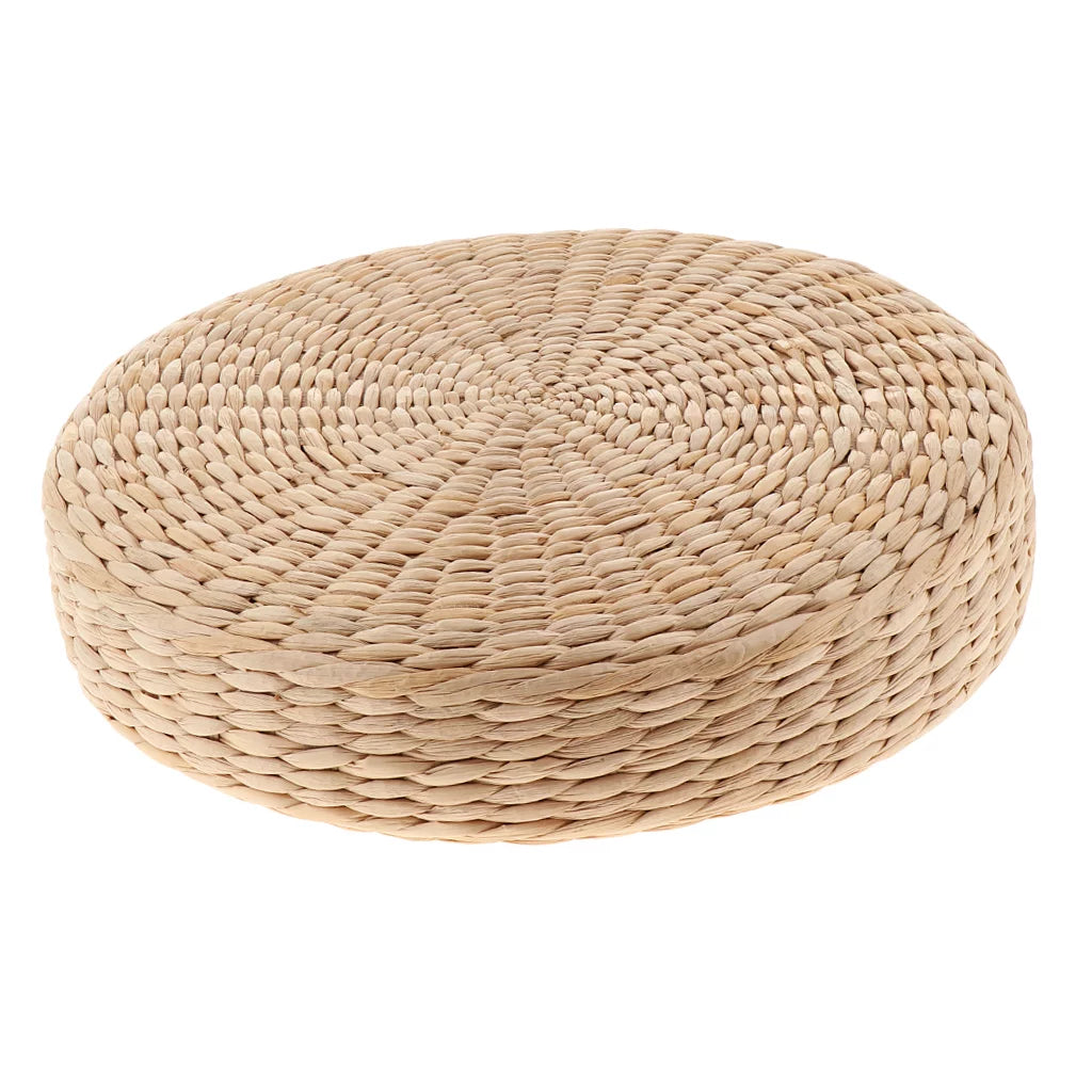 2 Pieces Round Straw Floor Cushion L8535