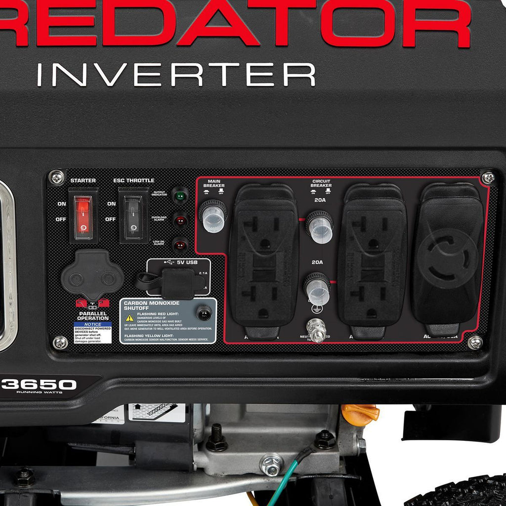 4550 Watt Open-Frame Inverter Generator F136515