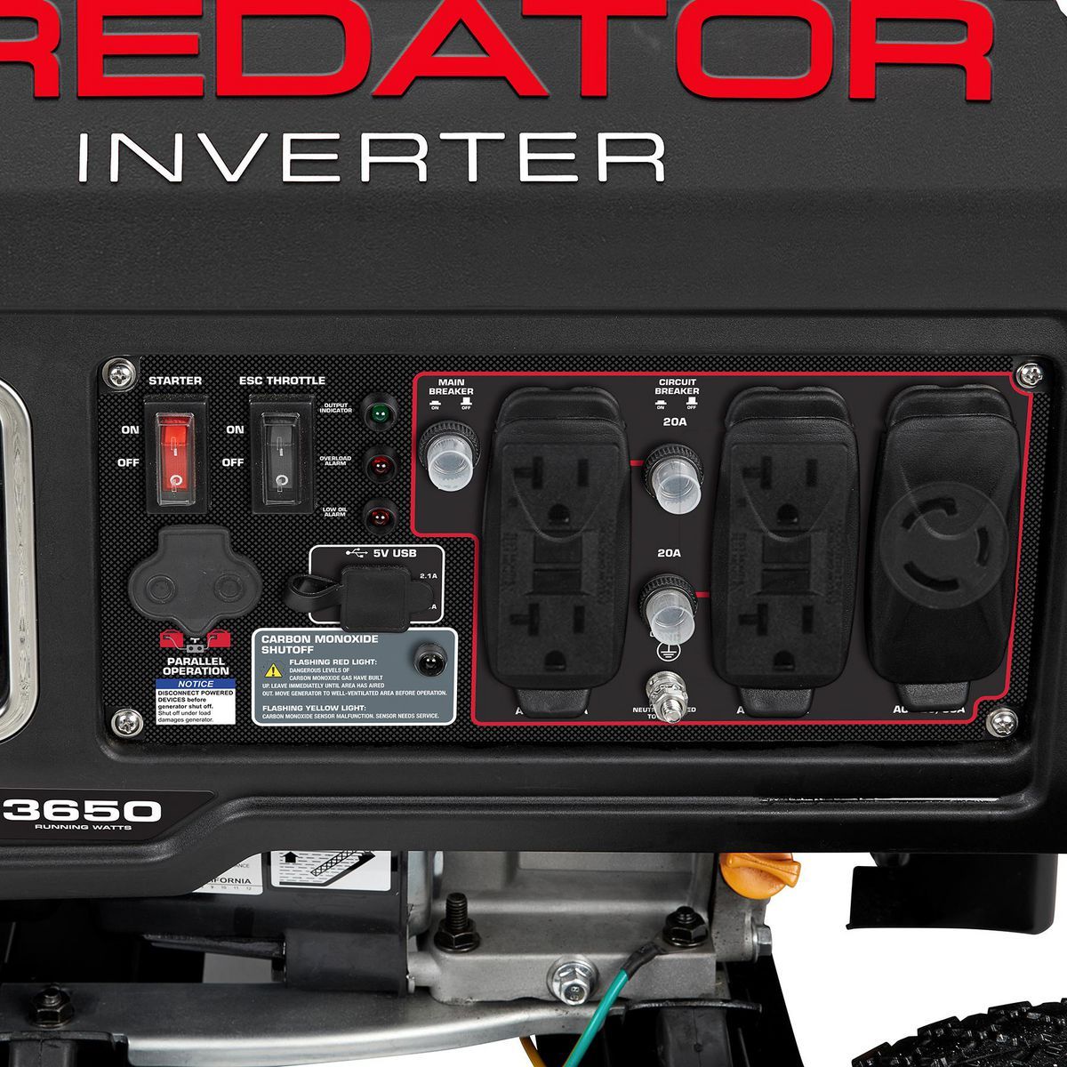 4550 Watt Open-Frame Inverter Generator F136515
