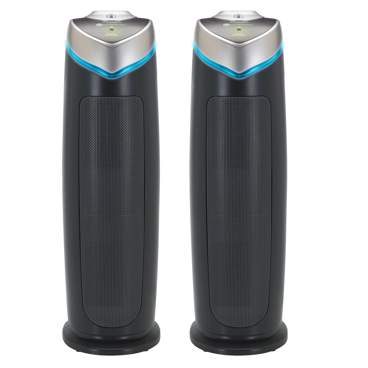 Tower Air Purifier with True HEPA Filter and UV-C Sanitizer, 2-Pack P29963