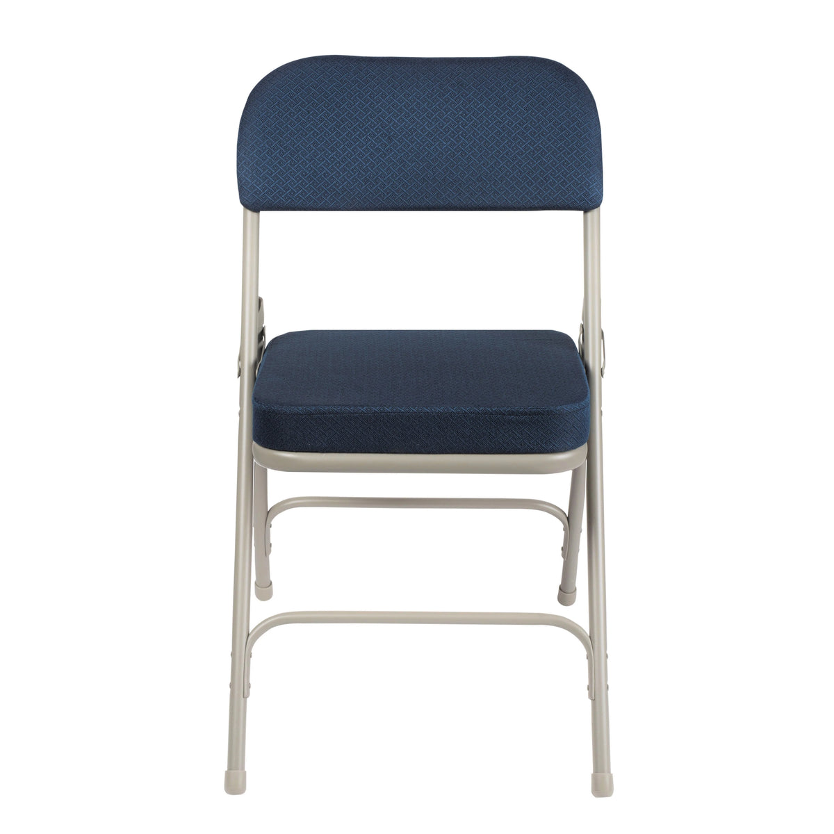 Blue Fabric Padded Folding Chair, Pack of 2 I54951