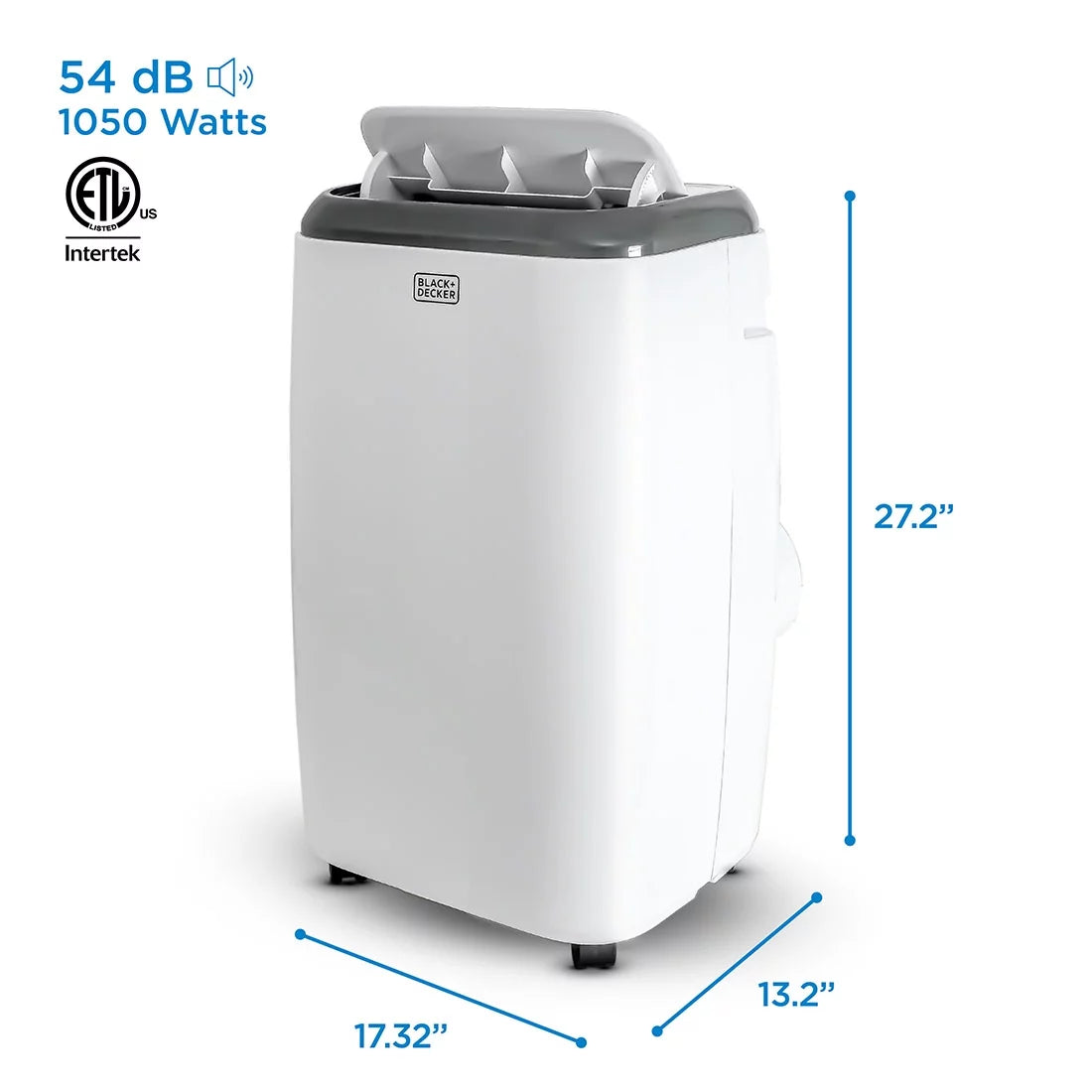 8,000 BTU Portable Air Conditioner with Remote Control, White X944