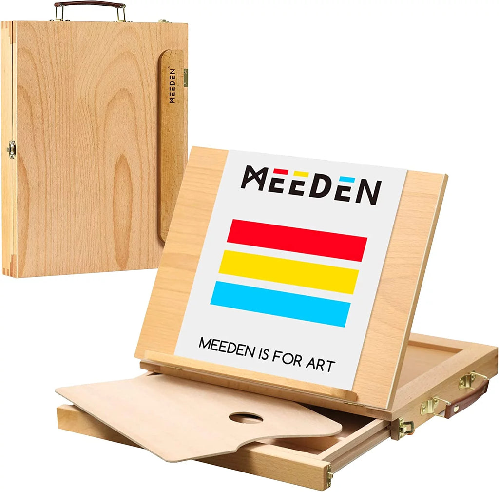 Wood Desk Table Easel with Storage Drawer L46210