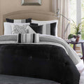 Black 7-Piece Comforter Set E1035