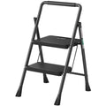 Folding Step Ladder with Handgrip Black M53716