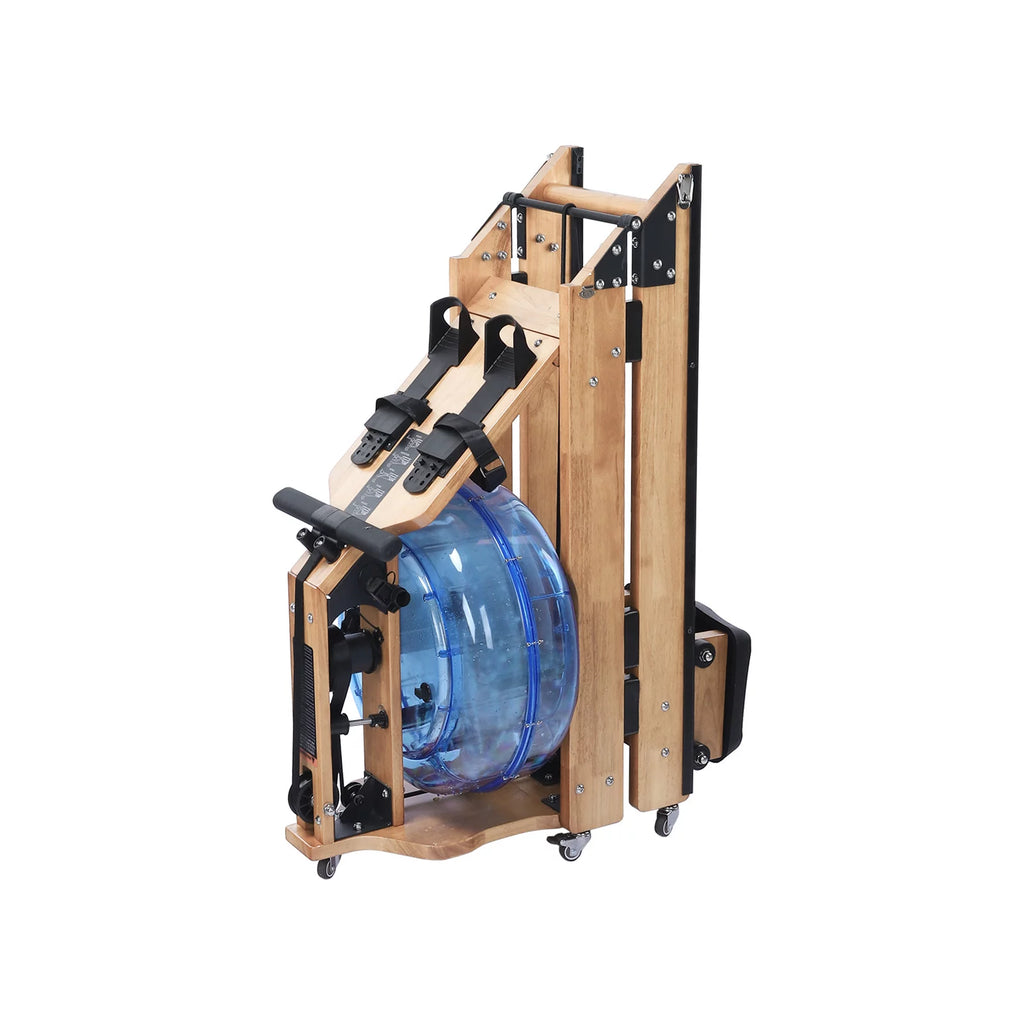 Water Rowing Machine with LED Display Foldable O4181
